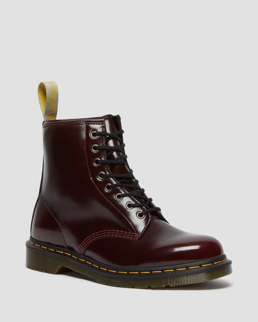 Dr. Martens Vegan 1460 Kadın Bağcıklı Bot - Bot Kırmızı |VXQLK5319|